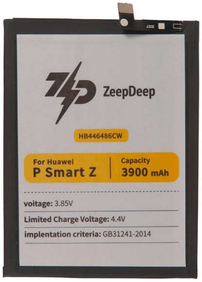 Аккумулятор ZeepDeep Asia (схожий с HB446486CW/HB446486ECW) для Huawei P Smart Z / Honor 9X / 9X Premium / Y9s 888707