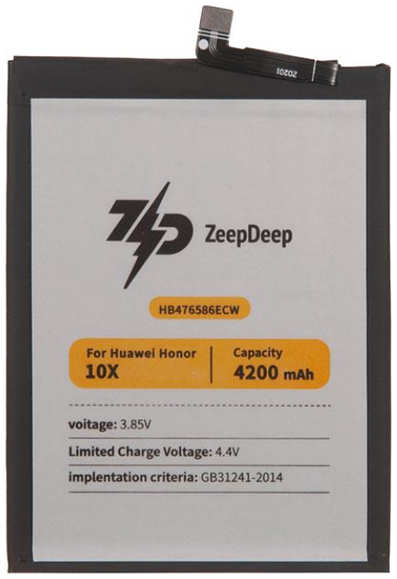 Аккумулятор ZeepDeep Asia (схожий с HB476586ECW) для Honor 10X 888711