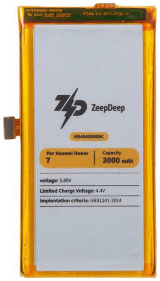 Аккумулятор ZeepDeep Asia (схожий с HB494590EBC) для Honor 7 888697 218445591