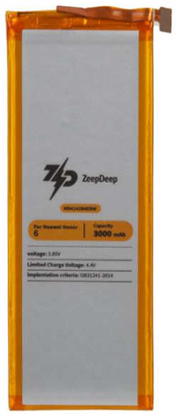 Аккумулятор ZeepDeep Asia (схожий с HB4242B4EBW) для Honor 6 / 4X 888696