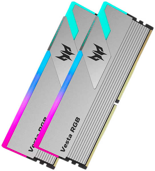 Модуль памяти Acer Predator Vesta II RGB DDR5 DIMM 6800Mhz CL34 32Gb KIT (2x16Gb) 34-45-45-108 VESTA2-32GB-6800-1R8-V2 218446834