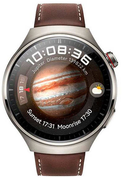 Умные часы Huawei Watch 4 Pro MDS-AL00 Titanium-Brown Strap 55020APB 218446899