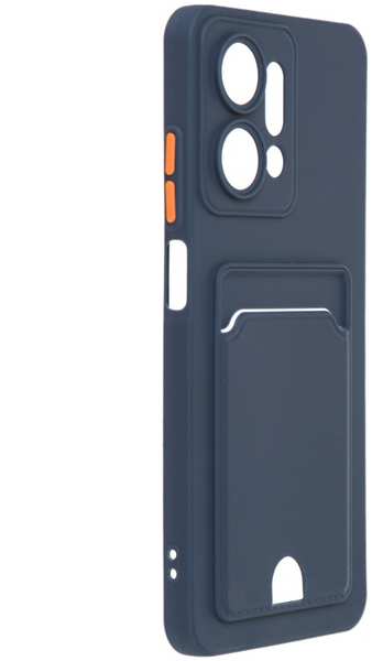 Чехол Neypo для Honor X7a Pocket Matte Silicone с карманом Dark NPM59701