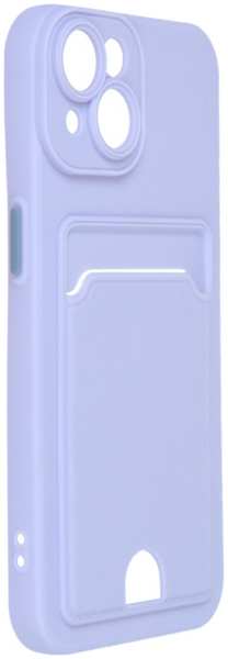 Чехол Neypo для APPLE iPhone 14 Pocket Matte Silicone с карманом Lilac NPM64071 218449370