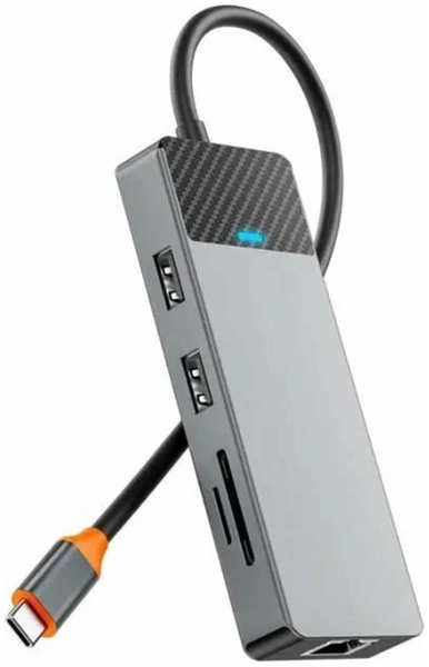 Хаб USB Wiwu Linker A923RPT 9-in-1 USB-C 6976195094053