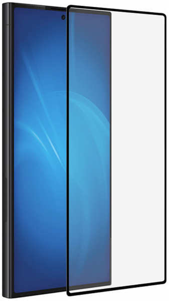 DF-GROUP Защитное стекло DF для Samsung Galaxy S24 Ultra Full Screen + Full Glue Black Frame sColor-144