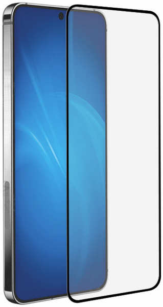 DF-GROUP Защитное стекло DF для Samsung Galaxy S24 Plus Full Screen + Full Glue Black Frame sColor-143
