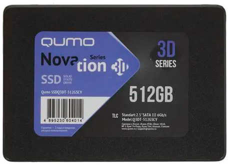 Твердотельный накопитель Qumo Novation 512Gb Q3DT-512GSCY-NM2 218460784