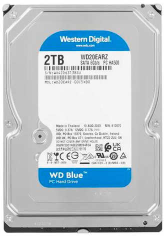 Жесткий диск Western Digital 2Tb Blue WD20EARZ 218460807