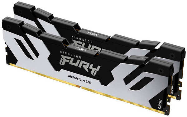 Модуль памяти Kingston Fury Renegade Silver XMP DDR5 DIMM 6800Mhz PC54400 CL36 - 32Gb (2x16Gb) KF568C36RSK2-32