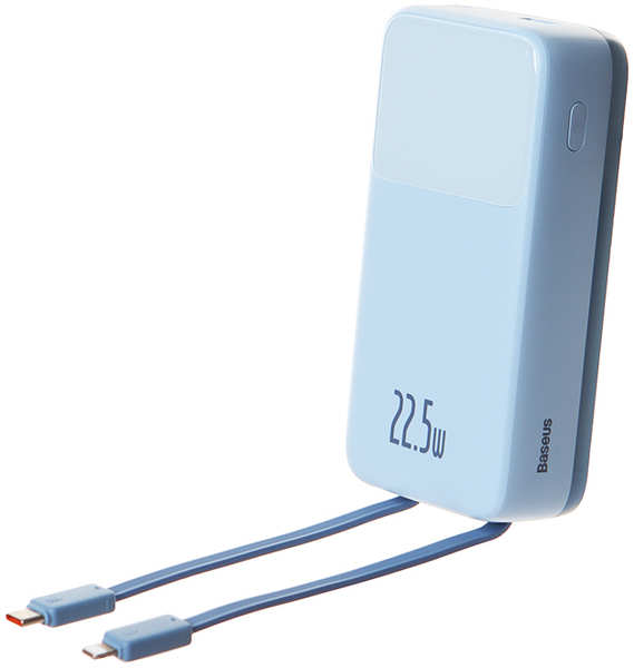 Внешний аккумулятор Baseus Power Bank OS Comet Series Dual-Cable Digital 20000mAh 22.5W Blue PPMD020103 218461977