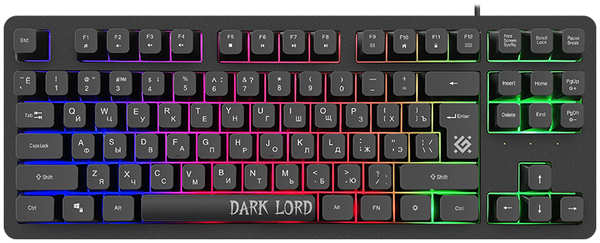 Клавиатура Defender Dark Lord GK-580 Black 45580 218462428