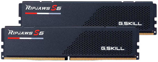 Модуль памяти G.Skill Ripjaws S5 DDR5 DIMM 6400MHz PC-51200 - 64Gb Kit (2x32Gb) F5-6400J3239G32GX2-RS5K