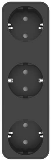 Сетевой фильтр Ritmix RM-032 3 Sockets Black
