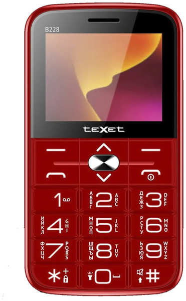 Сотовый телефон teXet TM-B228 Red 218463643