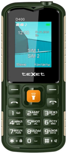 Сотовый телефон teXet TM-D400 Green 218463688