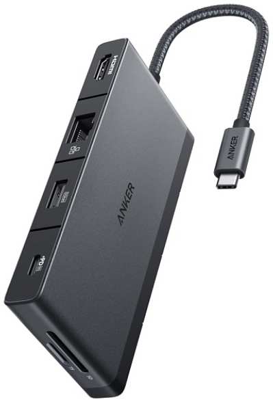Хаб USB Anker A8373 9-шт-1 USB-C/HDMI ANK-A8373H11-BK 218463768