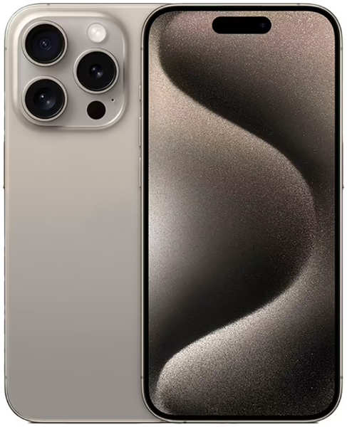Сотовый телефон APPLE iPhone 15 Pro 1Tb Natural Titanium (A3104) (dual nano-SIM only) 218464231
