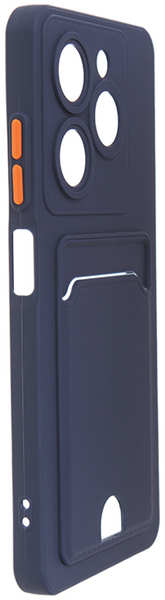 Чехол Neypo для Tecno Spark Go 2024 / Pop 8 Pocket Matte Silicone с карманом Dark Blue NPM75597 218465601