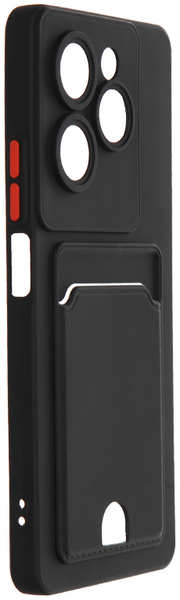 Чехол Neypo для Infinix Hot 40 / Hot 40 Pro Pocket Matte Silicone с карманом Black NPM75696 218465621