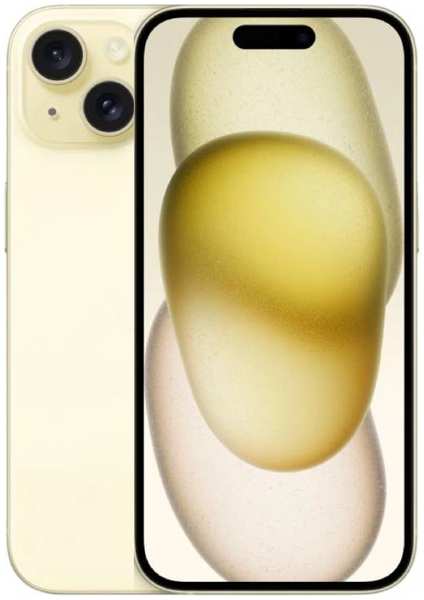 Сотовый телефон APPLE iPhone 15 512Gb Yellow (A3092) (dual nano-SIM only) iPhone 15 (A3092) (dual nano-SIM only) 218465787
