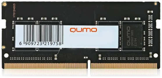 Модуль памяти Qumo DDR4 SO-DIMM 2933MHz PC4-23400 CL21 - 8Gb QUM4S-8G2933P21 218466433