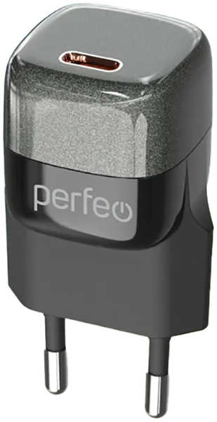 Зарядное устройство Perfeo Type-C 20W Black I4650 218467432