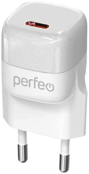 Зарядное устройство Perfeo Type-C 20W White I4651 218467437