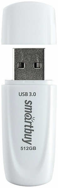 USB Flash Drive 512Gb - SmartBuy Scout USB 3.1 White SB512GB3SCW 218467885