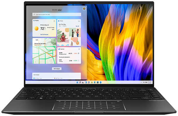 Ноутбук ASUS Zenbook 14X UM5401QA-L7256 90NB0UR5-M00FZ0 ( AMD Ryzen 7 5800H 3.2 Ghz/16384Mb/1Tb SSD/AMD Radeon Graphics/Wi-Fi/Bluetooth/Cam/14/2880x1800/No OS)