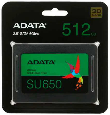 Твердотельный накопитель A-Data Ultimate SU650 512Gb ASU650SS-512GT-R 218468114
