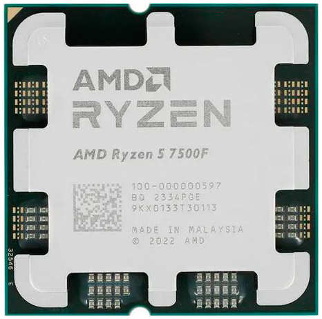 Процессор AMD Ryzen 5 7500F (3700MHz/AM5/L3 32768Kb) 100-000000597 OEM 218468333