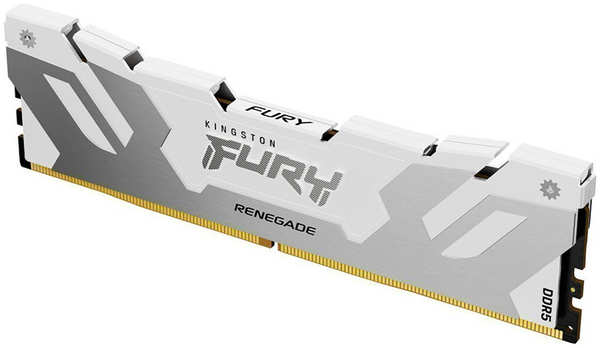 Модуль памяти Kingston Fury Renegade White DDR5 DIMM 6800MHz PC-54400 CL36 - 16Gb KF568C36RW-16 Fury Renegade KF568C36RW-16 218468590