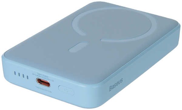 Внешний аккумулятор Baseus Power Bank Magnetic Mini Wireless 10000mAh 20W Blue PPCX110103 218468708