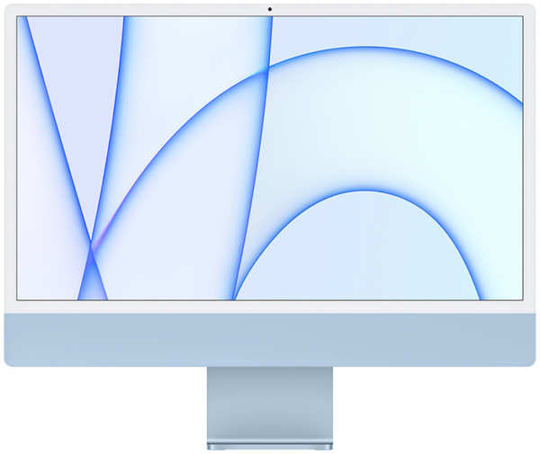 Моноблок APPLE iMac 24 (2023) Blue MQRC3 (Английская раскладка клавиатуры) (Apple M3/8192Mb/256Gb SSD/Wi-Fi/Bluetooth/Cam/23.5/4480x2520/macOS) 218469287