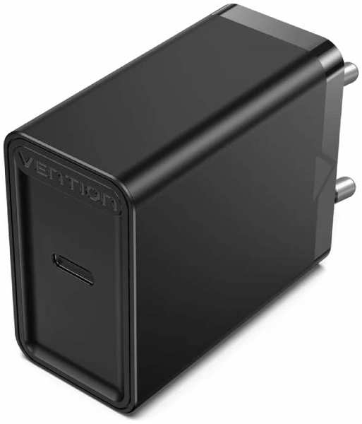Зарядное устройство Vention 1xUSB Type-C QC 4.0 Black FADB0-EU 218470734