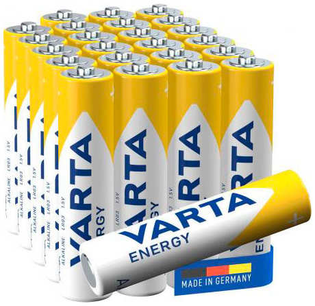 Батарейка AAA - Varta Energy LR03 Alkaline 1.5V (24 штуки) 4103229224 218471094