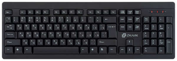Клавиатура Oklick 95KW Black USB 218471459