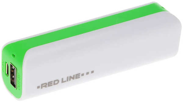 Внешний аккумулятор Red Line Power Bank R-3000 3000mAh White-Green УТ000038618 218472357