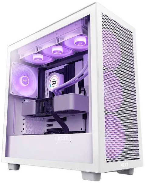 Корпус NZXT H7 Flow RGB без БП CM-H71FW-R1