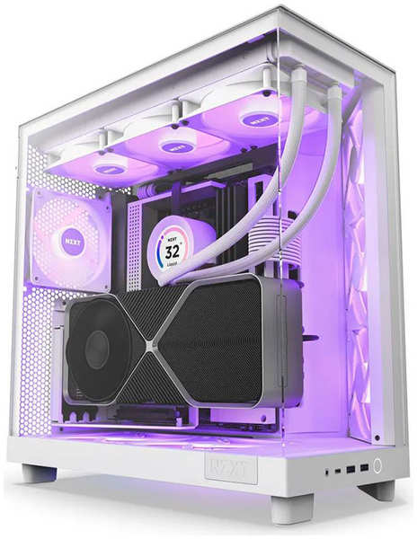 Корпус NZXT H6 Flow без БП CC-H61FW-R1