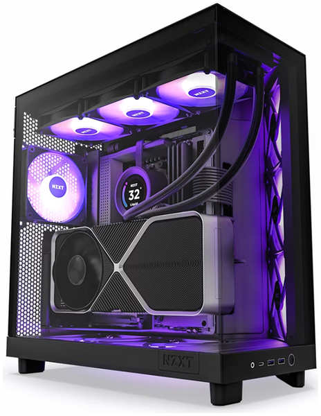 Корпус NZXT H6 Flow RGB без БП CC-H61FB-S1