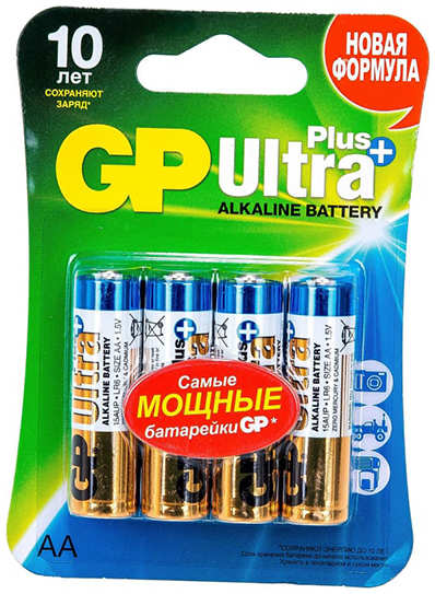 Батарейка AA - GP 15AUPNEW-2CR4 (4 штуки) 218474133