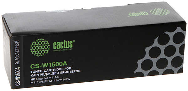 Картридж Cactus CS-W1500A Black для HP LaserJet M111a/LJ M111w/MFP M141a/MFP M141w 218474144