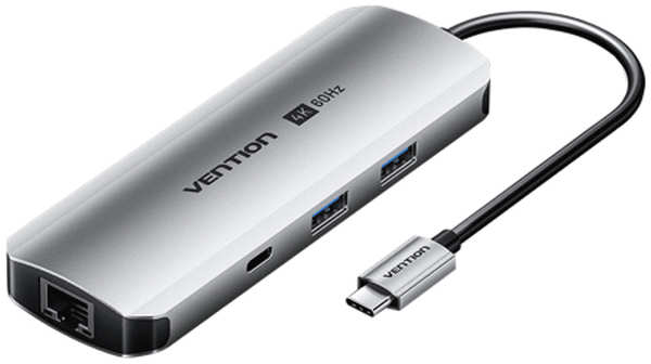 Хаб USB Vention USB Type-C 9-in-1 TQMHB