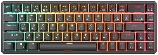 Клавиатура Royal Kludge RKG68 (Switch RK Brown) Black 6935280812477 218475867