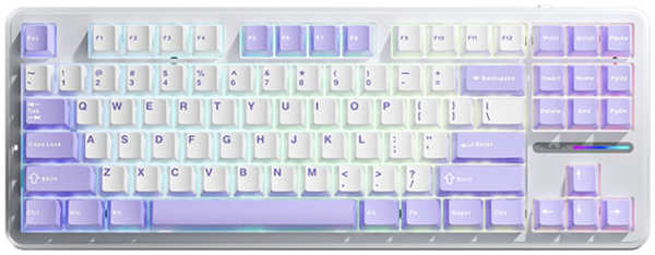 Клавиатура Aula F87 White-Purple 218477156