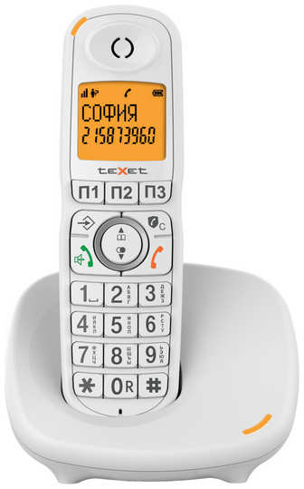 Радиотелефон teXet TX-D8905A White 218477862