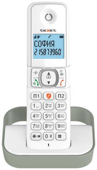 Радиотелефон teXet TX-D5605A White-Grey 218477868