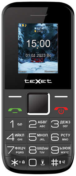 Сотовый телефон teXet TM-206 Black 218477889